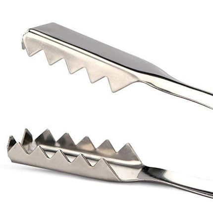 Stainless Steel Ice Cube Tongs, Ice Serving Tongs For Cocktails Whiskeys COINCHI