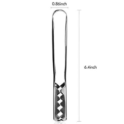 Stainless Steel Ice Cube Tongs, Ice Serving Tongs For Cocktails Whiskeys COINCHI