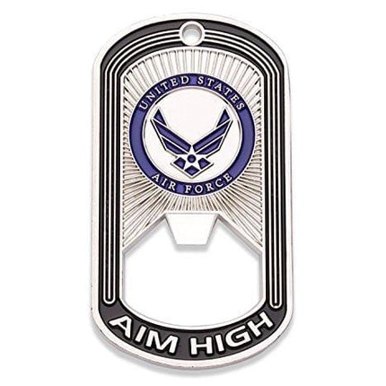 Air Force Challenge Coin - Dog Tag - Bottle Opener Coin - Designed by Military Veterans - Officially Licensed Product - Coins for Anything