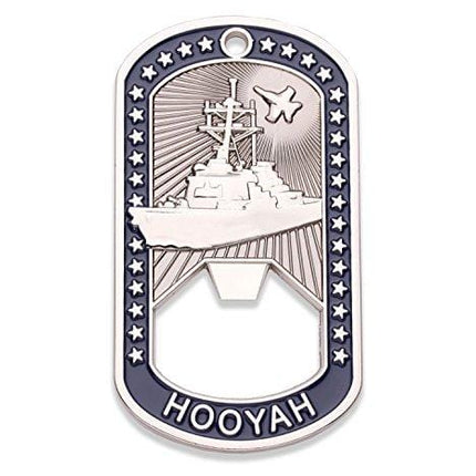 Navy Challenge Coin - Dog Tag - Bottle Opener Coin - Designed by Military Veterans - Officially Licensed Product - Coins For Anything