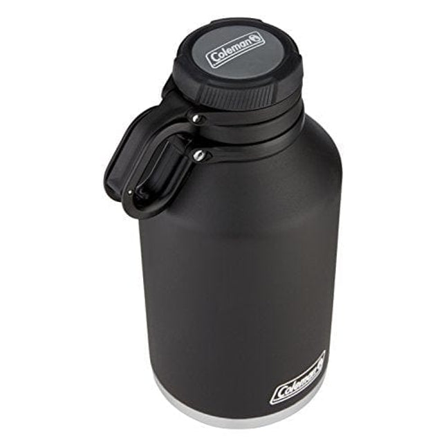 Coleman Insulated Stainless Steel Growler, Black, 64 oz.
