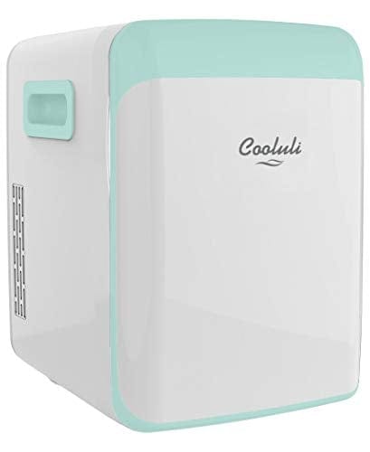 CROWNFUL Mini Fridge, 4 Liter/6 Can Portable Cooler and Warmer Personal  Fridge for Skin Care, Cosmetics, Food,Great for Bedroom, Office, Car, Dorm