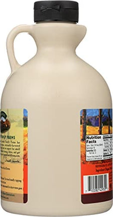Coombs Family Farms Maple Syrup, Organic, Grade A, Dark Color, Robust Taste, 32 Fl Oz