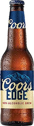 Coors Edge Domestic, NA (Non-Alcoholic) Beer, Low Cal & Carb - 12 Fl Oz, (12 Glass Bottles)