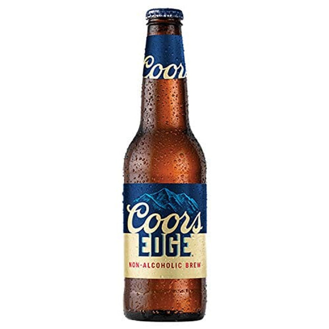 Coors - Edge - Non-Alcoholic Beer, 12 fl oz (24 Glass Bottles)