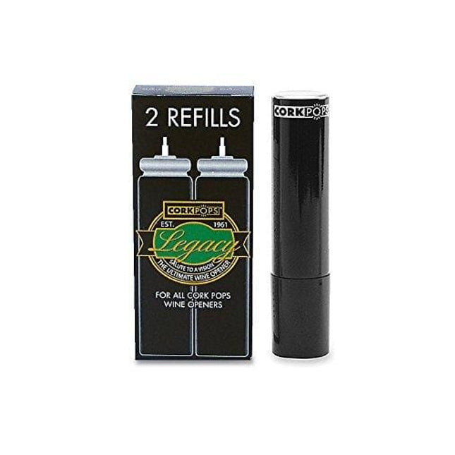 Cork Pops Wine Bottle Opener Refill Cartridge Pack Of 2