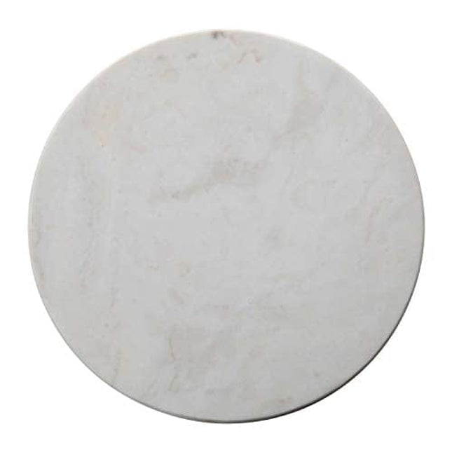 Creative Co-Op Marble, White Lazy Susan