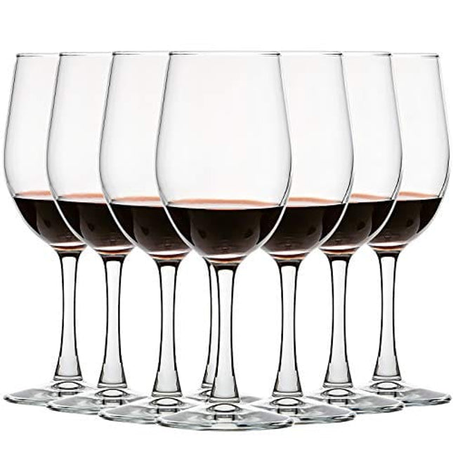 CREST [Set of 8, 12 Ounce] All-Purpose Wine Glasses, Classic