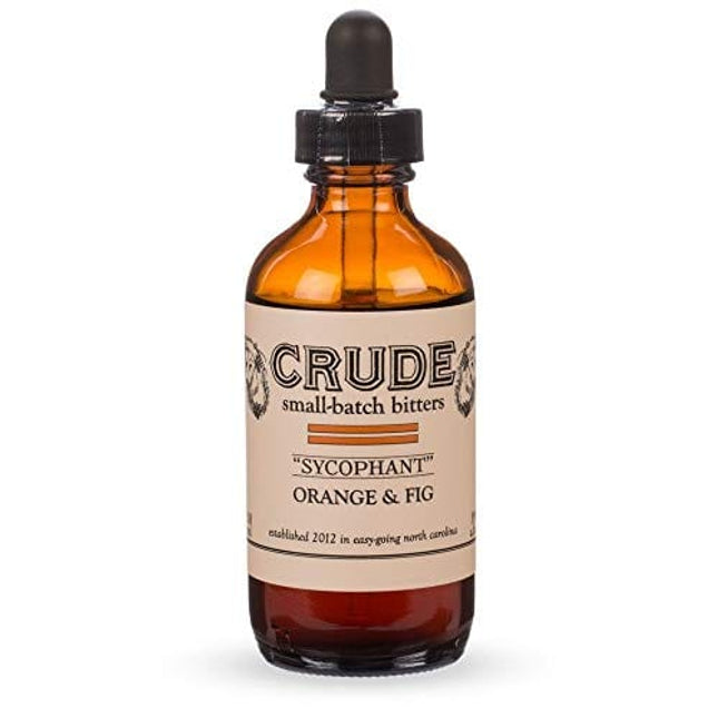 CRUDE BITTERS Orange And Fig Sycophant Bitters, 4 FZ