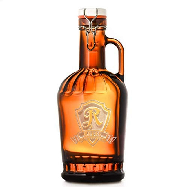 Deep Engraved Personalized German Beer Growler, Not Screenprint
