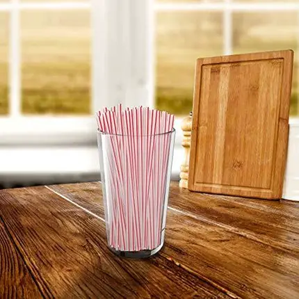 [500] Cocktail Straws Stirrers, Individually Wrapped (Paper Wrapped), These are 5.75" BPA Free Disposable Colored Cocktail/Coffee Stir Sticks.