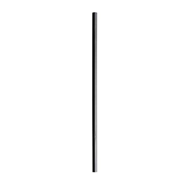 [500-Pack] Plastic Straws - 7.75 Inches Long, Drinking Straws, Standard Size, Bulk Pack, Black