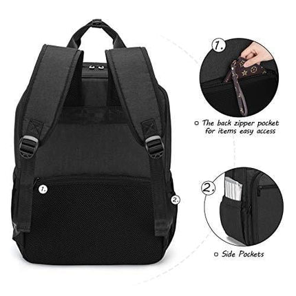 Advanced Mixology Bartender Bag Travel Bartender Kit Backpack with Padded Compartments for Wine and Cocktail Shaker, Portable Carrying Bag for Bar Tools Set, Perfect for Home Indoor Outdoor Patio Party, BAG ONLY - Black
