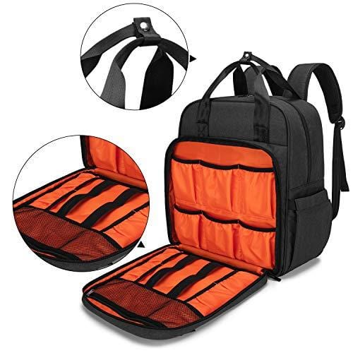 Advanced Mixology Bartender Bag Travel Bartender Kit Backpack with Padded Compartments for Wine and Cocktail Shaker, Portable Carrying Bag for Bar