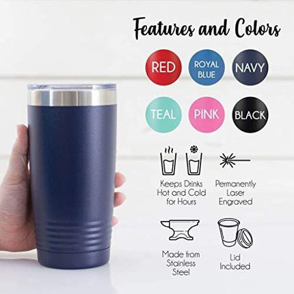 Personalized Tumbler | Custom Monogram | YETI and Polar Camel Tumblers | Birthday Gift Idea | Gift for Her | Gift for Him | Laser Engraved | Splash Proof Lid Included | Optional Reusable Straw