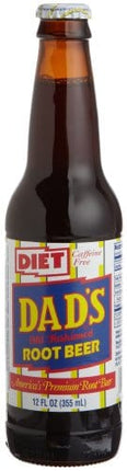 Dad's DIET ROOT BEER LONGNECKS - "With the 1971 Retro Label", 12-Ounce Glass Bottle (Pack of 12)