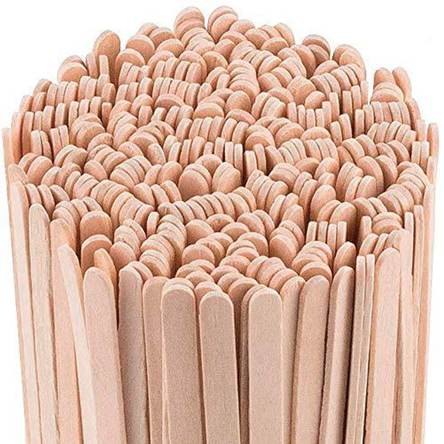 Coffee Stirrers Sticks, Natural Birch Wood 1000 Count, 5.5", BPA Free Eco-Friendly Beverage Stirrers (5.5Inches / 1000PC)