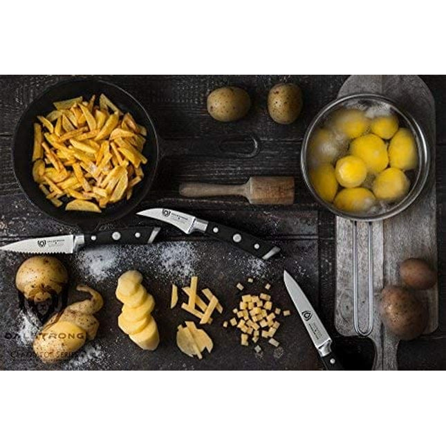 DALSTRONG Paring Knife Set - 3 Piece - Gladiator Series - Forged German High-Carbon Steel - Sheaths Included - NSF Certified