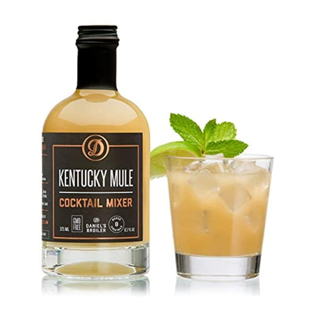 Daniel’s Broiler Cocktail Mixer Collection: Kentucky Mule & Lavender Martini. Straight from our Steakhouse. Just Add Spirits & Garnish, Craft Cocktail Mixers made in Small Batches (2/375 ml bottles)