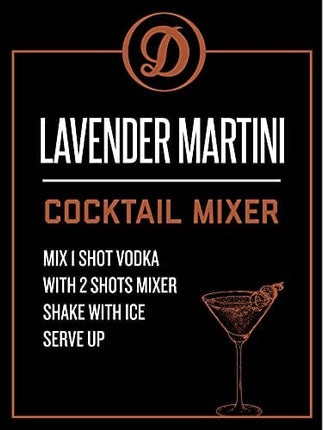 Daniel’s Broiler Cocktail Mixer Collection: Whiskey Sour & Lavender Martini. Straight from our Steakhouse. Just Add Spirits & Garnish, Craft Cocktail Mixers made in Small Batches (2/375 ml bottles)