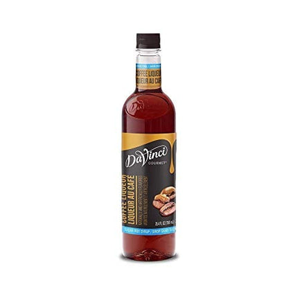 Da Vinci Sugar-Free Coffee Liqueur Syrup, 750ml Plastic Bottle