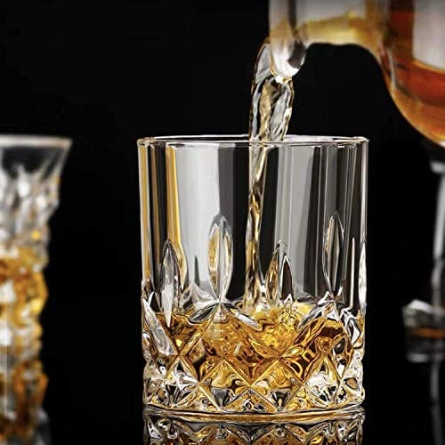 Deecoo Whiskey glasses-Premium 10, 11 OZ Scotch glasses Set of