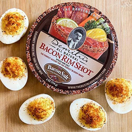 Demitri's Bacon RimShot, Spiced Rim Salt, 4 Ounce Tin