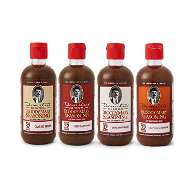 Demitri's Bloody Mary Mixes 8 oz Variety Pack - Set of 4