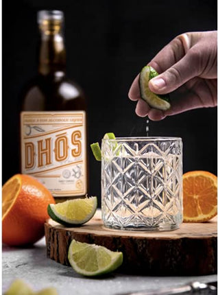 Dhos Orange - Non-Alcoholic Liquor With Orange, Tangerine, Sweet Vanilla & Spice - Non-Alcoholic Spirit To Mix Delicious Margaritas & Mocktails - Keto-Friendly, Zero Sugar, Zero Proof - 750 ML
