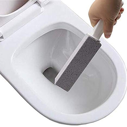 Pumice Cleaning Stone with Handle Toilet Bowl Cleaner Hard Water Ring Remover for Bath/Pool/Kitchen/Household Cleaning (2)