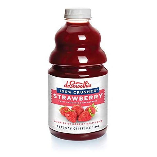 Dr. Smoothie 100% Crushed Strawberry, 46 Fluid Ounce