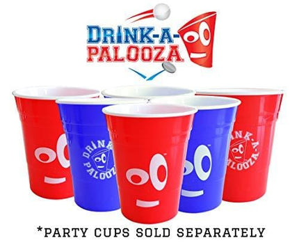 DRINK-A-PALOOZA Board Games: Party Drinking Games for Adults - Game Night Party Games | Fun Adult Beer Games Gift with Beer Pong + Flip Cup + Kings Cup Card Games + More!