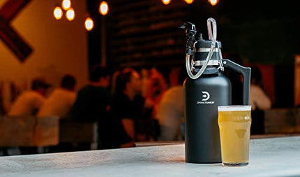 DrinkTanks 64 oz Vacuum Insulated Stainless Steel Beer Growler