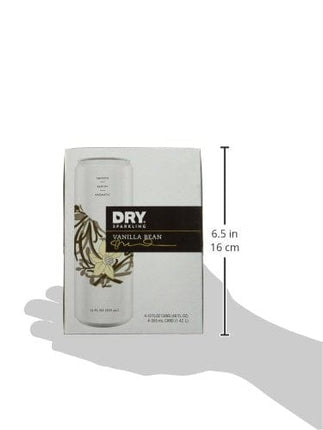 DRY Non-Alcoholic Vanilla Botanical Bubbly I 4 Clean Ingredients I Delicious Way to Be Sober & Social I Zero Proof Mocktail Mixer I Craft Non-Alcoholic Multi-Use Beverage, 12 Fl Oz (Pack of 12)