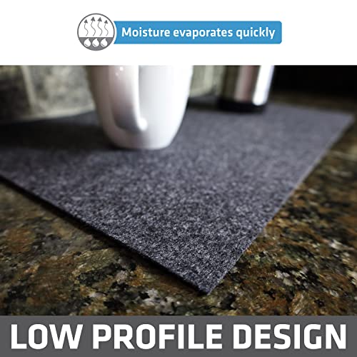 Drymate Low-Profile Dish Drying Mat, Drip Pad For Kitchen Counter