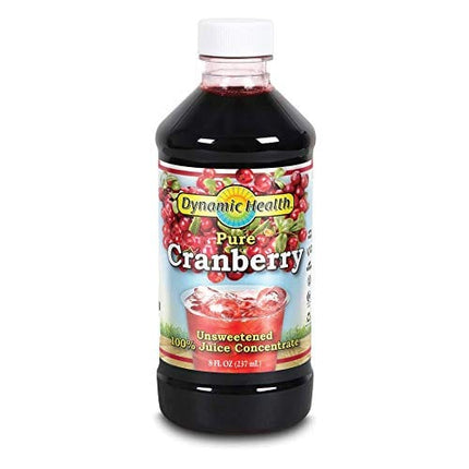 Dynamic Health Pure Cranberry, Unsweetened, 100% Juice Concentrate | 8oz