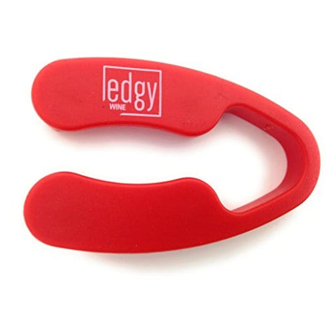 Edgy Wine Premium Wine Foil Cutter. Perfect Wine Bottle Opening Accessory For Wine Lovers. Red.