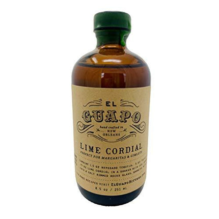 El Guapo Lime Cordial Syrup - 8.5 oz