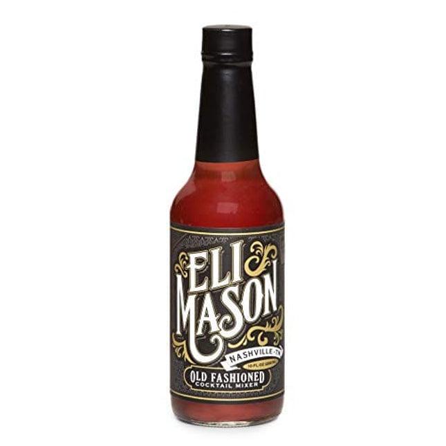 Eli Mason Old Fashioned Cocktail Mixer - All-natural Old Fashioned Cocktail Syrup - Uses Real Cane Sugar & Proprietary Blend Of Cocktail Bitters - Made In USA, Small Batch Cocktail Mixes - 10 Ounces