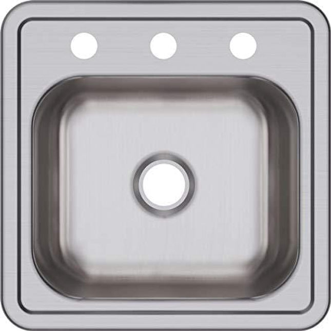 Dayton D115153 Single Bowl Top Mount Stainless Steel Bar Sink