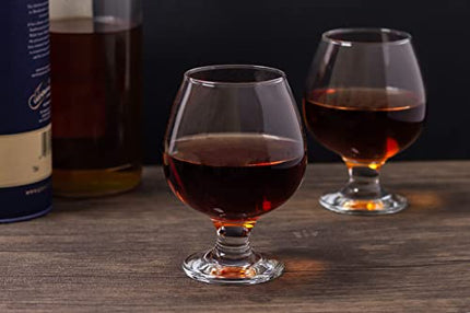 Epure Collection 4 Piece Glass Set - For Drinking Brandy, Bourbon, and Wine (Brandy (13.25 oz))