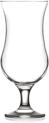 Epure Venezia Collection 4 Piece Hurricane Glass Set - Perfect for Drinking Pina Coladas, Cocktails, Full-Bodied Beer, Juice, and Water (Pina Colada (15.5 oz))