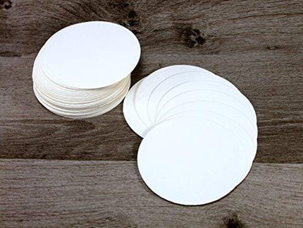 eSplanade Disposable Coaster - Made with Paper (Set of 100) - Use and Throw Beer Coasters - Perfect for Bar, Hotel, Restaurant Purpose & Parties