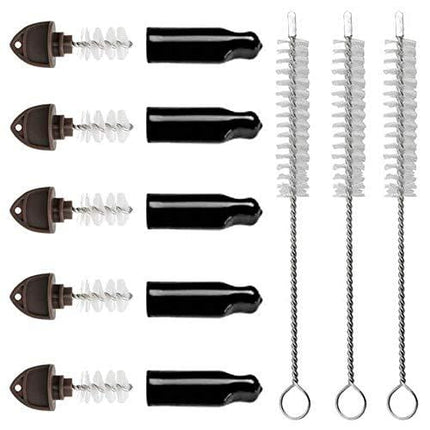 ETSAMOR 10 Pcs Draft Beer Faucet Cap and Plugs Brush with 3 Pcs Large Tap Cleaning Brush for Standard bar faucet and kettle