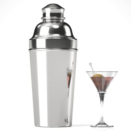 Cocktail Shaker 60 oz Stainless Steel Professional Martini Shaker Large Drink Shaker with Strainer for Bartending Bartender Shaker Margarita Mixer