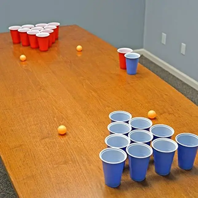 Fairly Odd Novelties FON-10253 Beer Pong Drinking Game Set - 22 Cups 4 Ping Pong Balls