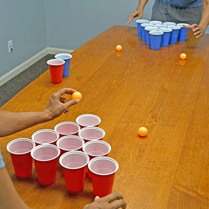Fairly Odd Novelties FON-10253 Beer Pong Drinking Game Set - 22 Cups 4 Ping Pong Balls