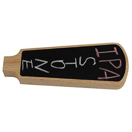 Fanfoobi Rustic Carved Beer Tap Handle with Chalkboard, DIY kegerator tap handles, Tall 7.4" Great for Tap Rooms,breweries and Home Kegerators