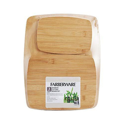 Farberware Bamboo Cutting Board, Set of 3
