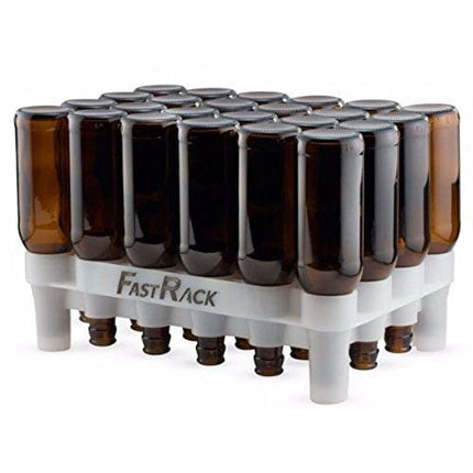 FastFerment FRBB-24 Bottle Drying Rack, FastRack24, White